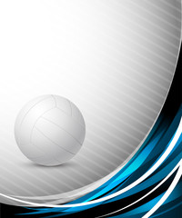 Abstract background with volleyball