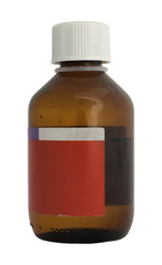 Medical bottle of medicine