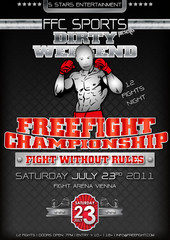 Freefight Plakat Flyer