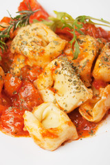 Italian tortellini pasta