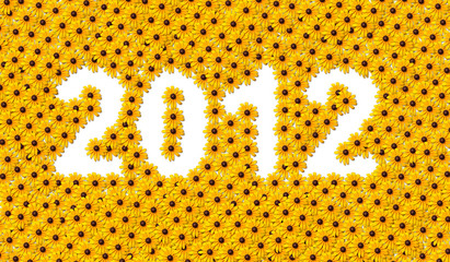 New Year 2012 AD - obrazy, fototapety, plakaty