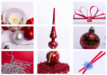 Christmas decorations mix of