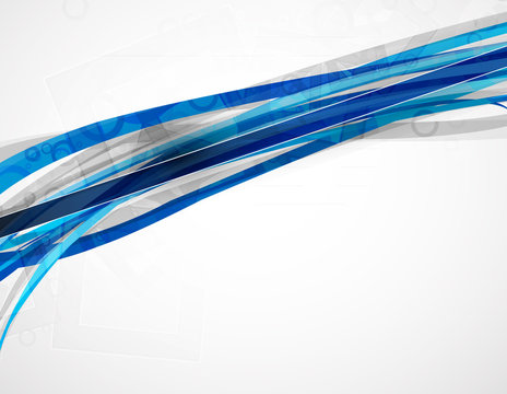 Vector abstract wave color lines