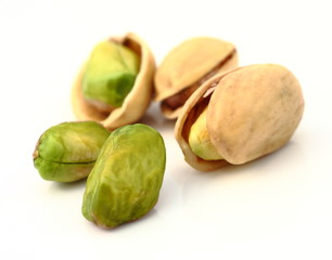 Heap of pistachios
