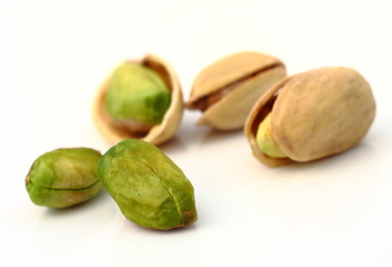 Heap of pistachios