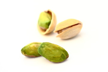 Heap of pistachios