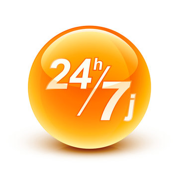 ic&ocirc;ne 24h/7j livraison / 24h/7j  delivery icon