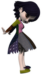 Gothic Toon Figure