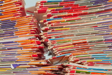 Medical Records folders.