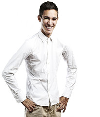 Fototapeta premium young man smiling