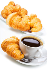 coffee and croissants
