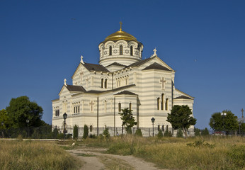 Fototapeta na wymiar Cathedral of St. Vladimir, Sevastopol