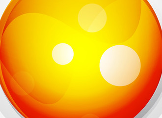 Orange light background