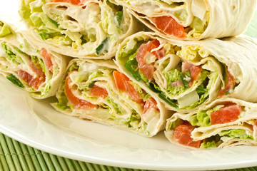 pita bread stuffed with