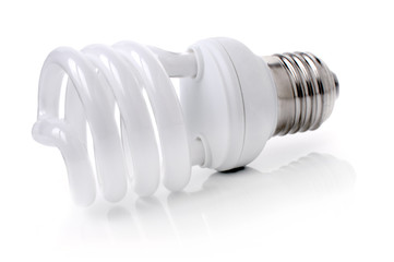 Spiral fluorescent light