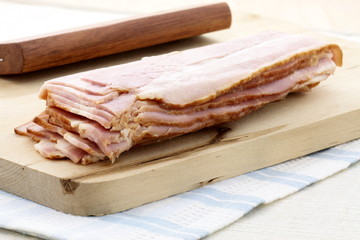 cured delicious bacon