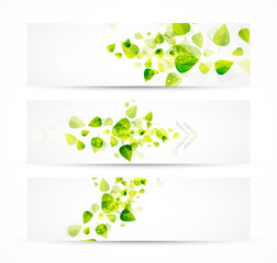 Abstract leaves design