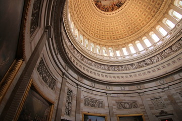 US Capitol rotunda - obrazy, fototapety, plakaty
