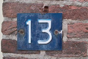 house number 13