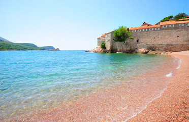 Sveti Stefan island in Montenegro