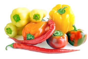 multicolor paprika husks