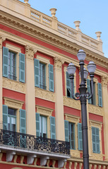 Obraz premium Fassade am place massena in Nizza