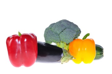 Verduras aisladas.