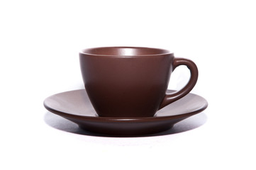 cup on white backgrounds