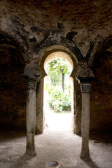 Arab baths in Majorca old city of Barrio Calatrava Los Patios