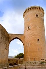 Fototapeta na wymiar Castle Castillo de Bellver in Majorca at Palma of Mallorca