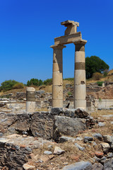 Columns in Ephesus, Turkey