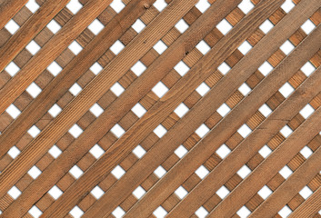 Wooden Garden Grid - white background