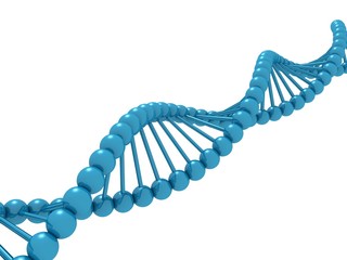 blue dna helix