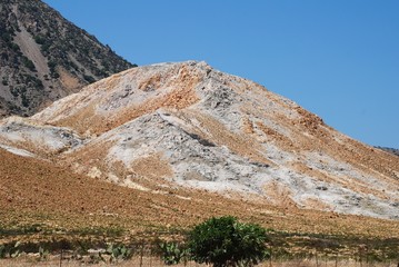 Volcanic rock formations, Nisyros island