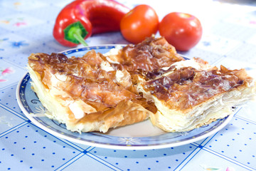 Pie with cheese