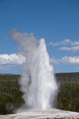 Old Faithful Geyser Yellowstone Nati.Park Wyoming USA