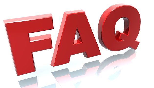 3D Schrift 3 - FAQ