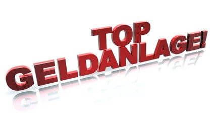 3D Schrift 3 - Top Geldanlage