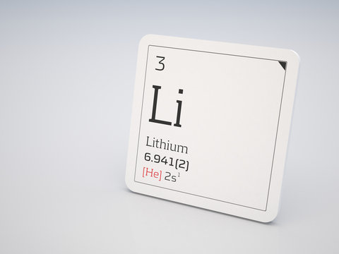 Lithium - element of the periodic table