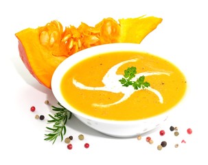 Kürbissuppe, Gewürze