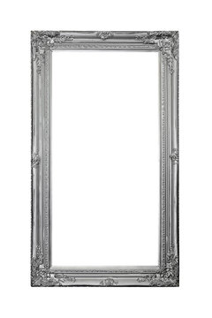 Silver vertical frame