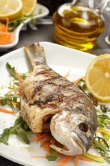 fish with lemon