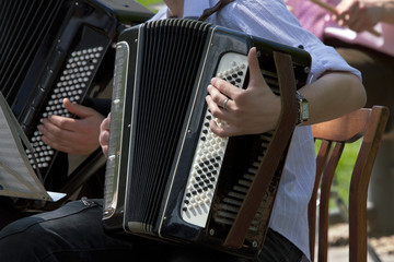 Accordion player