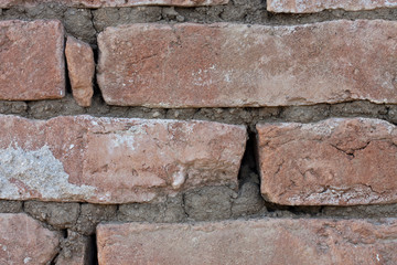 closeup brick wall