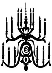 Cилуэт люстры