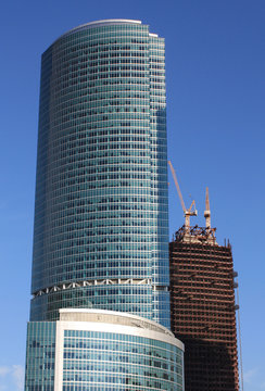 Buildings of the area "Moscow City"