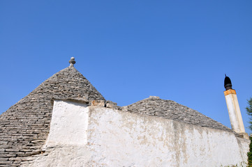 Fototapeta na wymiar Trulli in Alberobello
