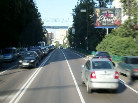 Speed driving in the city and countryside