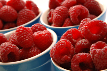 Fresh Ripe Raspberries