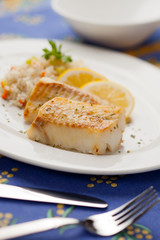Cooked cod fish